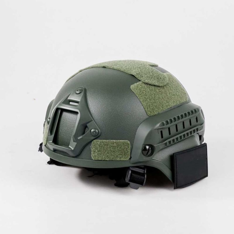 Helm militer green army hijau helm tentara TNI mich 2000 2001 plus rail helm tempur militer bahan AB