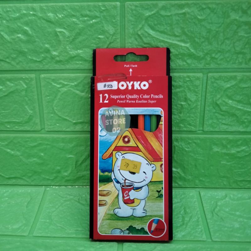

pensilwarna joyko pensil murah empuk nggk keras 12warna