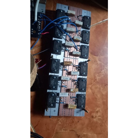 Transistor Final Sanken 6 Set Mode Stereo Lengkap Heatsink