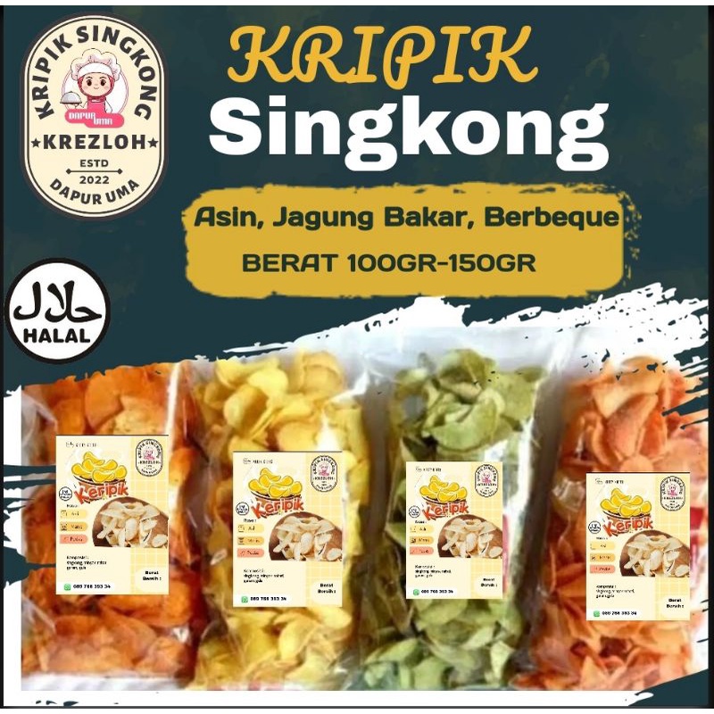 

CEMILAN KERIPIK SINGKONG ASIN MANIS GURIH RASA BERBEQUE JAGUNG BAKAR PER 100GR-150GR/Makanan Camilan/Kripik Singkong/Singkong Kres Krez Keripik Renyah/Snack Kekinian murah