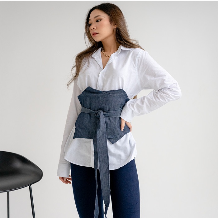 Belt Nzinga Obi Jeans Obi Belt Denim