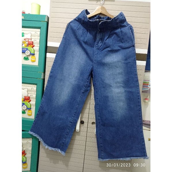 preloved celana kulot jeans cewek brand Ingni