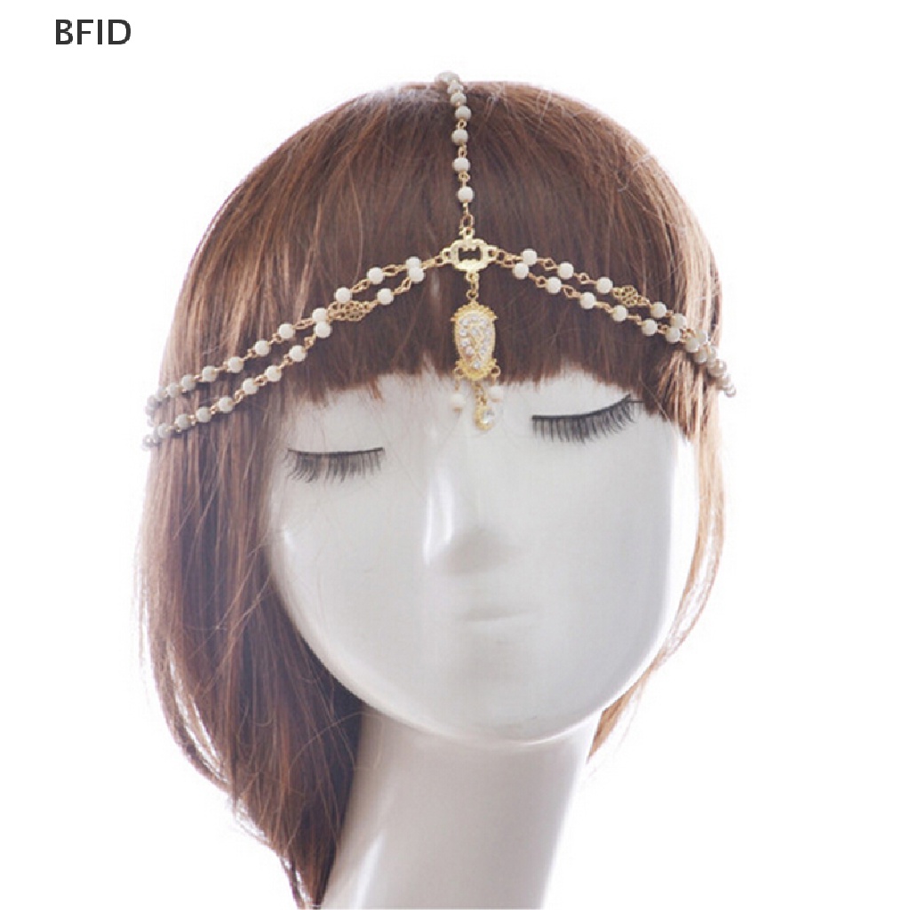 [BFID] Fashion Headband Head Band Pernikahan Mahkota Pengantin Perhiasan Rambut Aksesoris Rambut [ID]