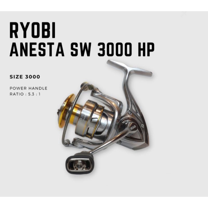 REEL RYOBI ANESTA SW/SALT WATER 2000,3000HP