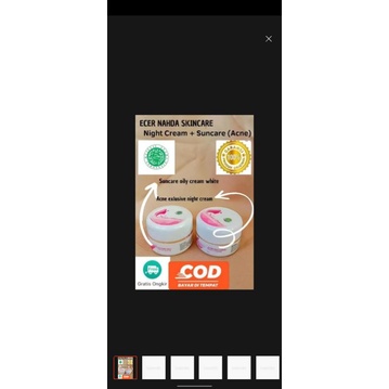 cream siang malam nahda Skincare