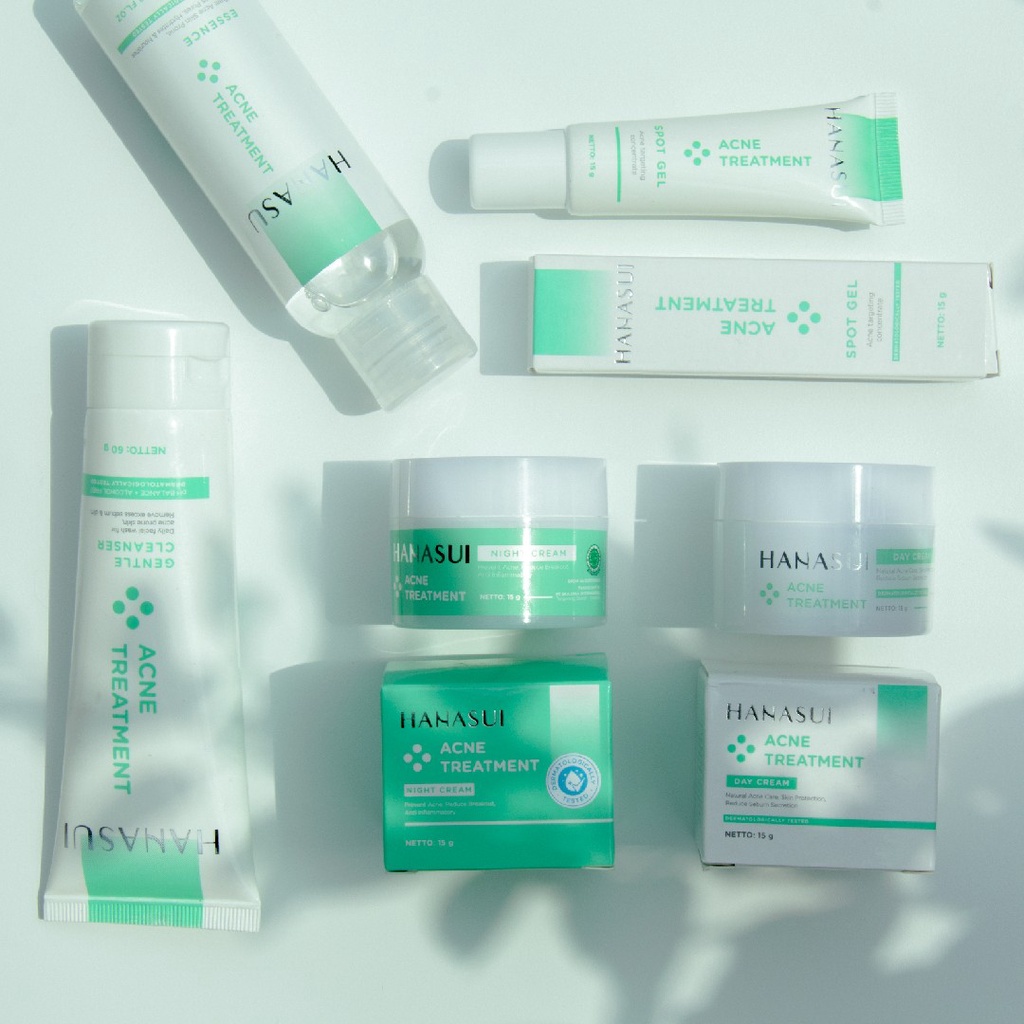 Citra Cosmetic - Hanasui Acne Treatment Series - Toner Essence / Cleanser / Spot Gel / Day & Night C