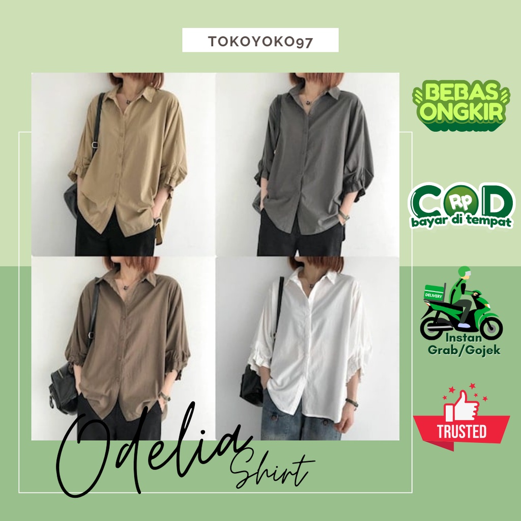 Odelia Shirt Baju Atasan Wanita Muslim