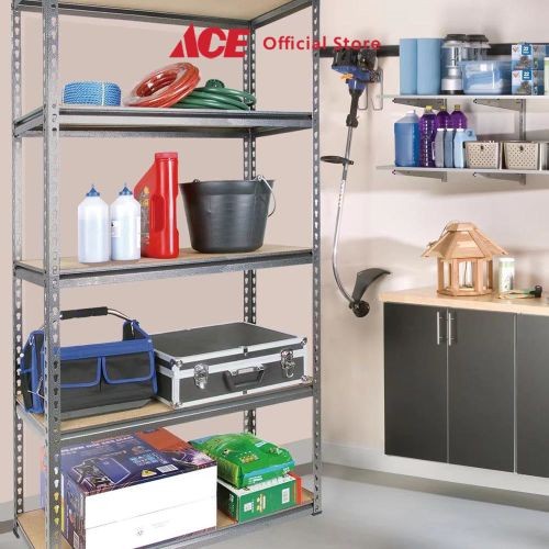 Rak Ace - Tactix Rak Besi 5 Tingkat - Silver