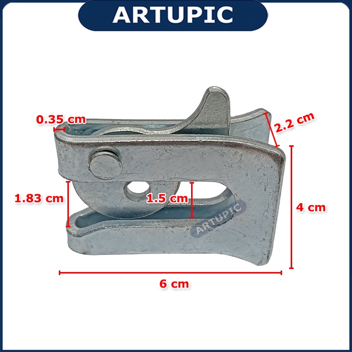 Grendel Overpal Gembok Selot Kuncian Pintu Besi Cantolan Pintu Pig pen door lock Artupic