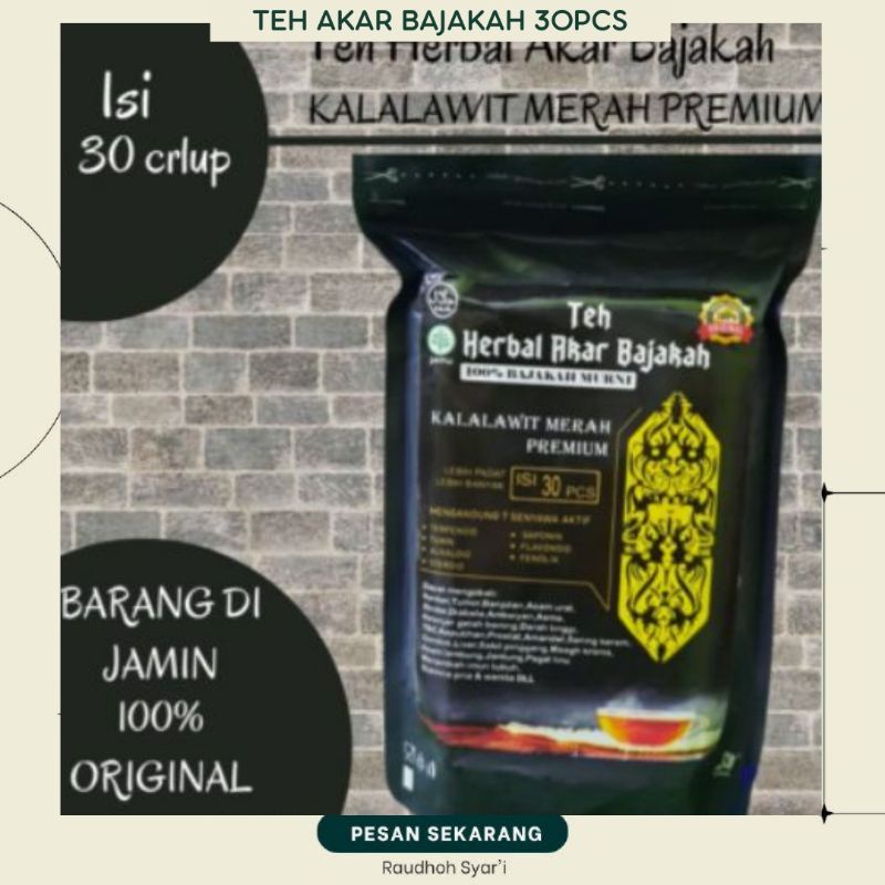 

TEH HERBAL BAJAKAH KALALAWIT MERAH- ASLI KALIMANTAN ISI 30 KANTONG