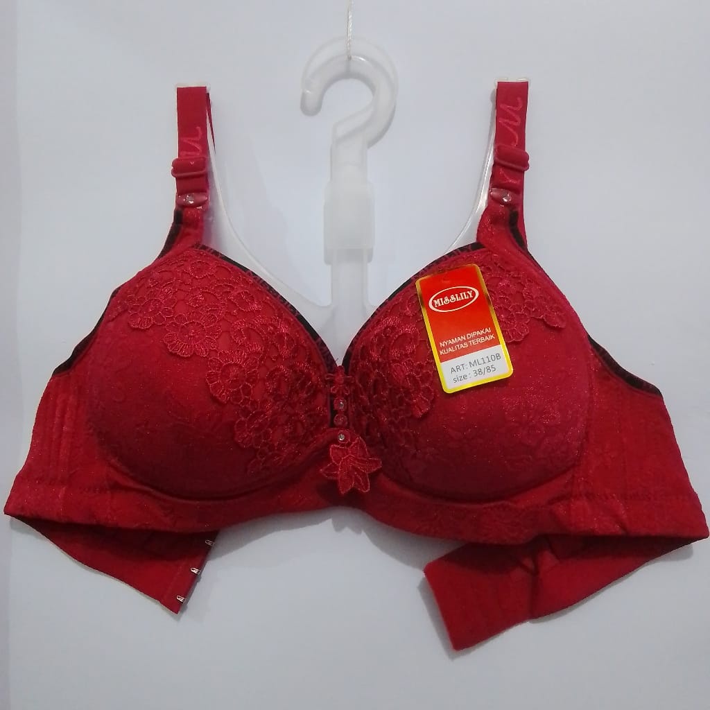 SY BRA BH ML110B 38-48 BUSA TIPIS TANPA KAWAT CUP B BESAR EMBOSSED