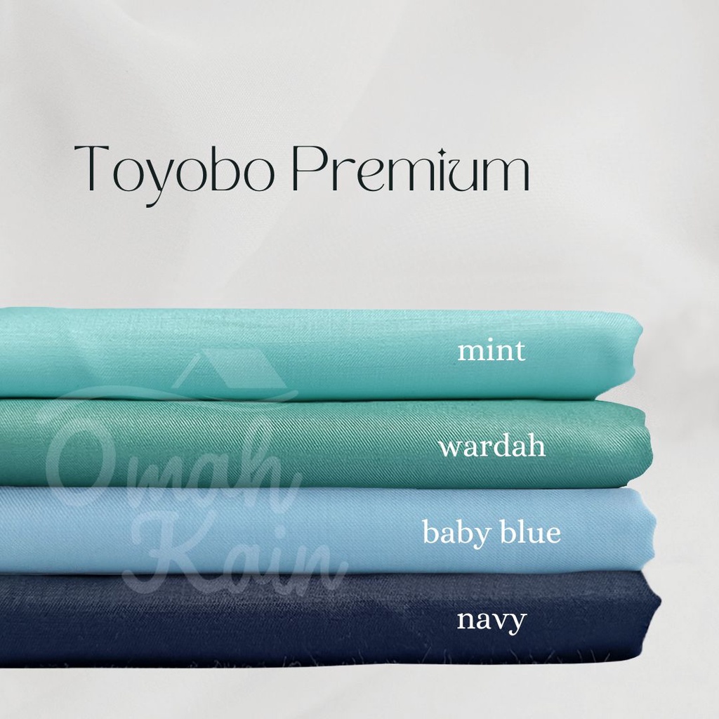 KAIN KATUN TOYOBO PREMIUM (Grade A, Adem, Halus dan Lembut)