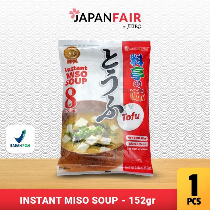 

[BISA COD] Sup Instan Marukome Instant Miso Soup Ryotei No Aji Tofu 152 Gr