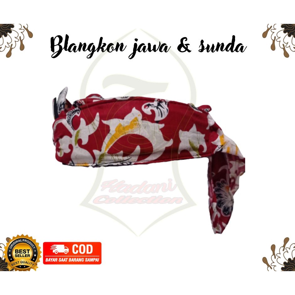 KET KEPALA SUNDA/JAWA BATIK ANAK BLANGKON  BATIK ANAK UDENG BATIK TOTOPONG ANAK IKAT KEPALA SUNDA