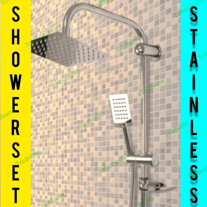Keso Shower Set Shower Mandi Set Rain Shower Kepala Shower Set Hand Shower