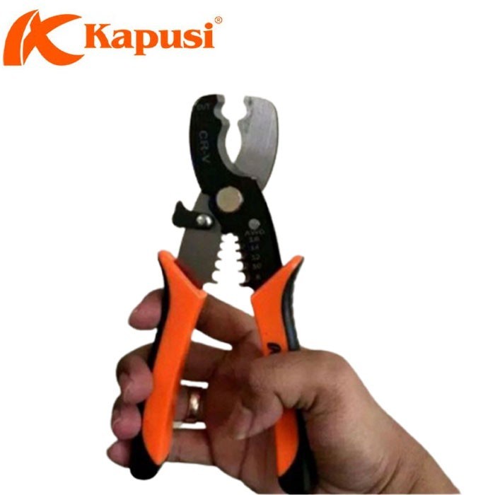 Kapusi Tang Kupas Kabel 8 Inch Multifungsi Multifunction Wire Stripper K-9101