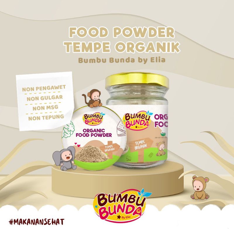 Bumbu Bunda Elia Tempe Organik/Food powder tempe