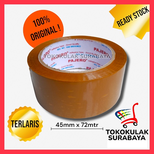 

ISOLASI LAKBAN warna COKLAT TAN OPP TAPE Pajero