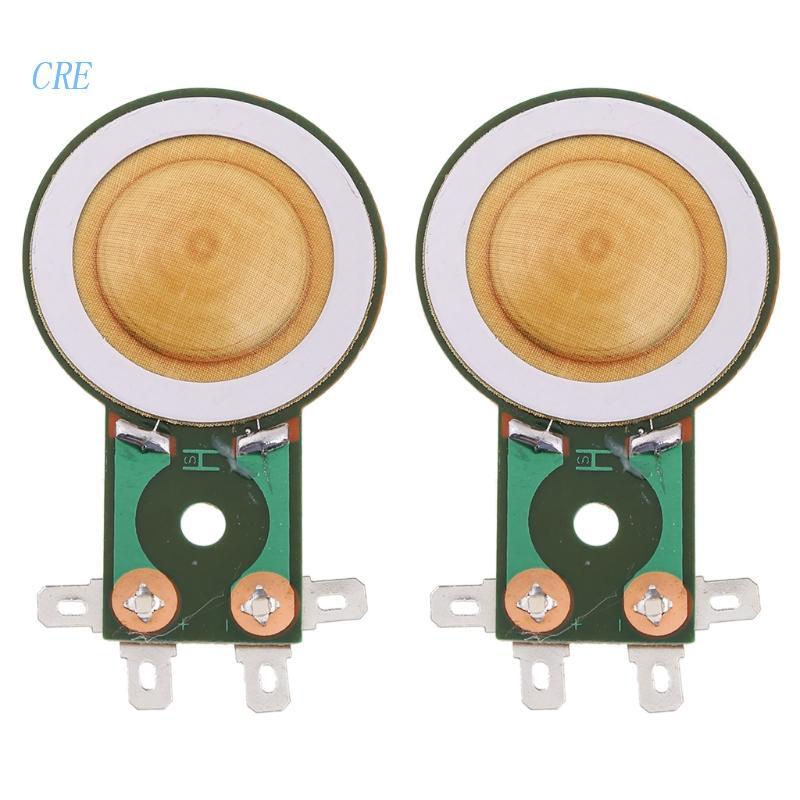 Cre Tweeter Voice Coil Set 25.5mm 24.5mm Resin Membrane Drive Untuk Head Tweeter Voice Horn Treble Film Untuk Streaming Musi