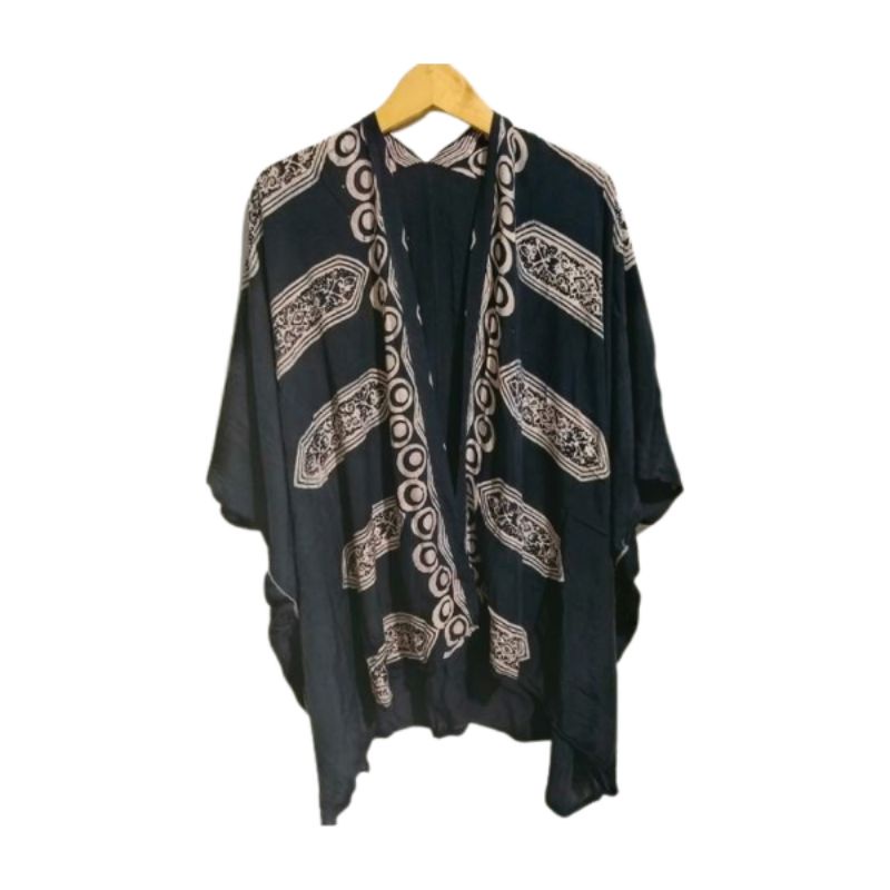 BATIK CARDIGAN OUTER KIMONO CAP HALUS OUTFIT KONDANGAN SIMPEL