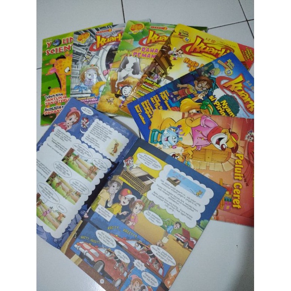 MAJALAH KOMIK PENGETAHUAN ALAM ANAK KUARK LEVEL 1 2 SD KELAS 1 2 3 4 5 6