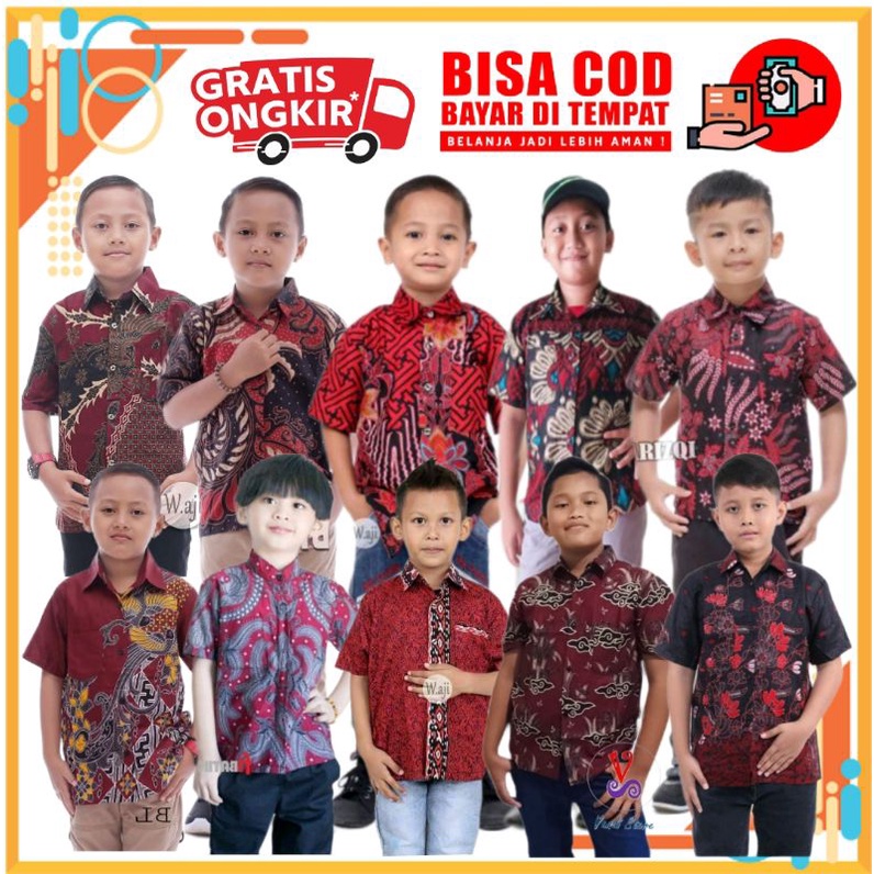 Batik Anak Lengan Pendek