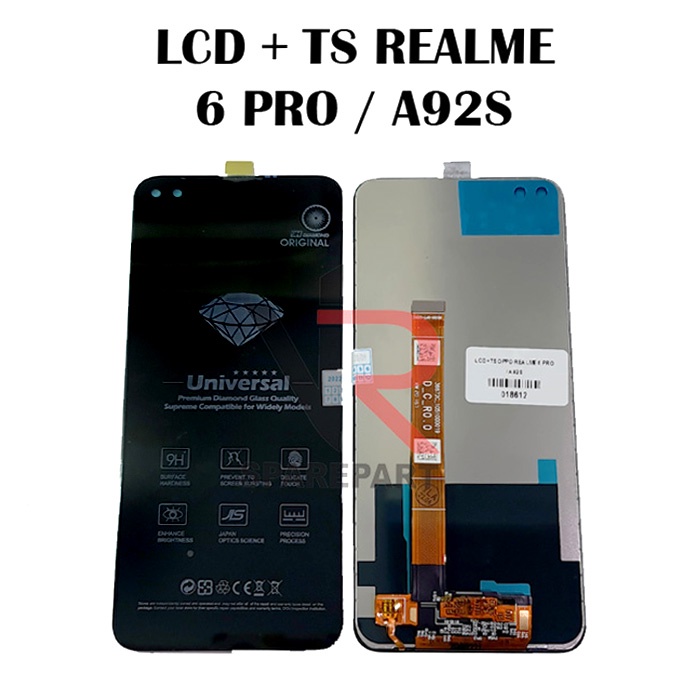 LCD REALME 6 PRO / OPPO A92S FULLSET TOUCHSCREEN