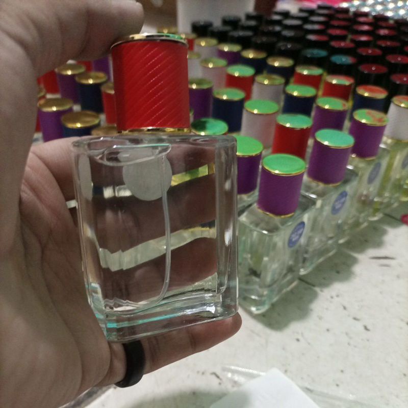 parfum ispired botol kotak tutup warna 50ml bebas request