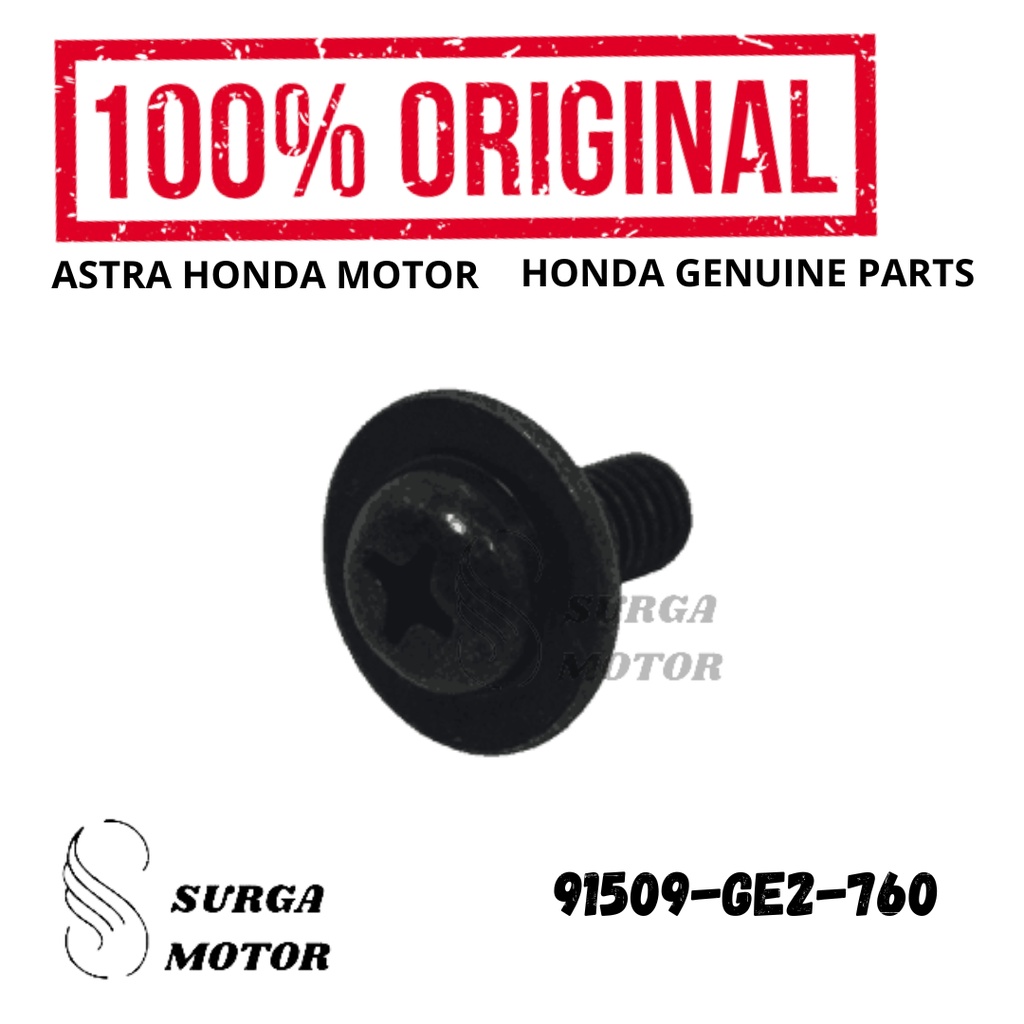 Screw Pan 5 x11.5 Baut Tebeng Cover Leksil PCX 150 K97 Vario 125 150 eSP K60R Original AHM 91509-GE2