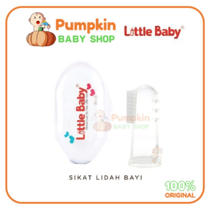 Little Baby Sikat Lidah Bayi - Super Soft Silicone Finger Toothbrush