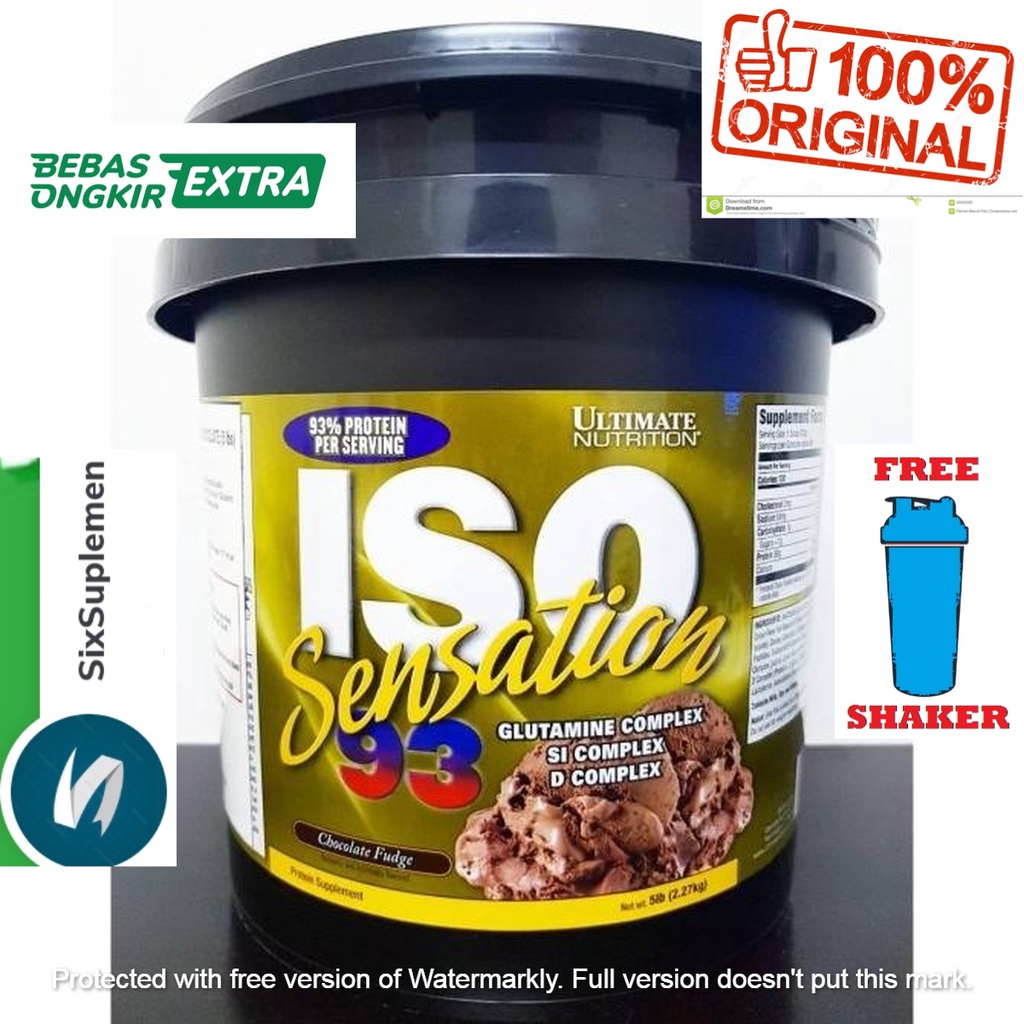 Ultimate Nutrition Iso Sensation 93 5 lbs