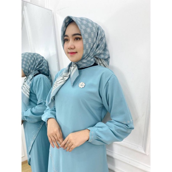 PB Prilly busana - Shabira Gamis Malaysia Ceruty - Gamis Busui - Dress Payet