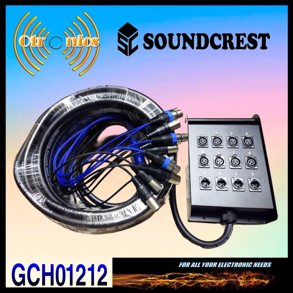 Snake Cable Kabel Snake 8 in 4 out Soundcrest