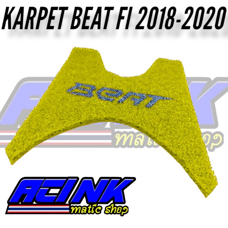 Karpet serabut motor beat fi 2018-2020 pijakan alas kaki motor beat deluxe