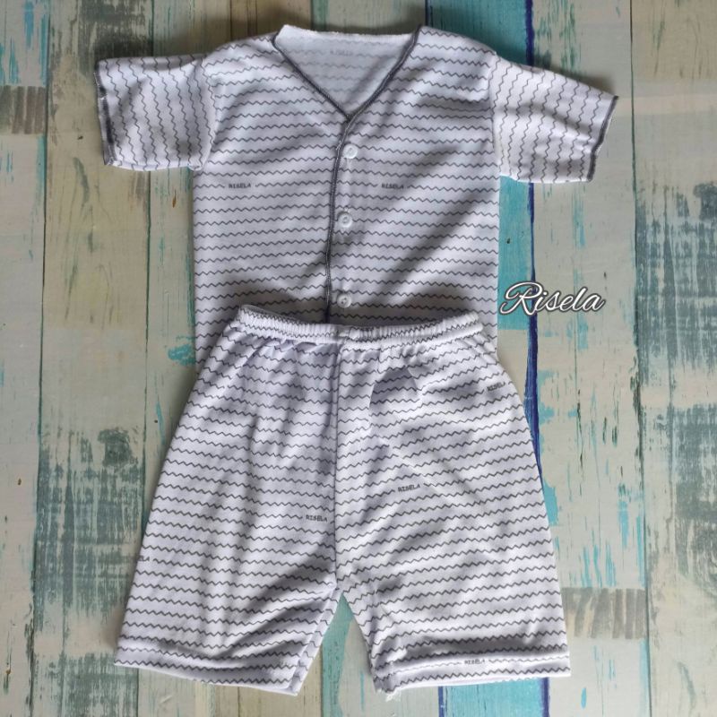 6 Pcs Baju dan Celana Bayi Newborn Set Baju Bayi Baru Lahir 0-6 Bulan