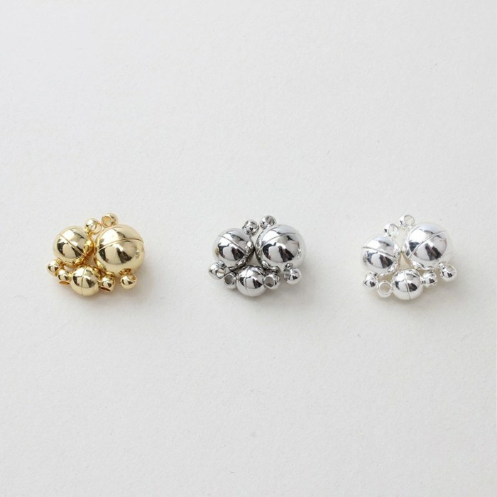 ] Konektor Magnetic Bulat Kerajinan Gelang Kalung Penjepit Pengait Murah