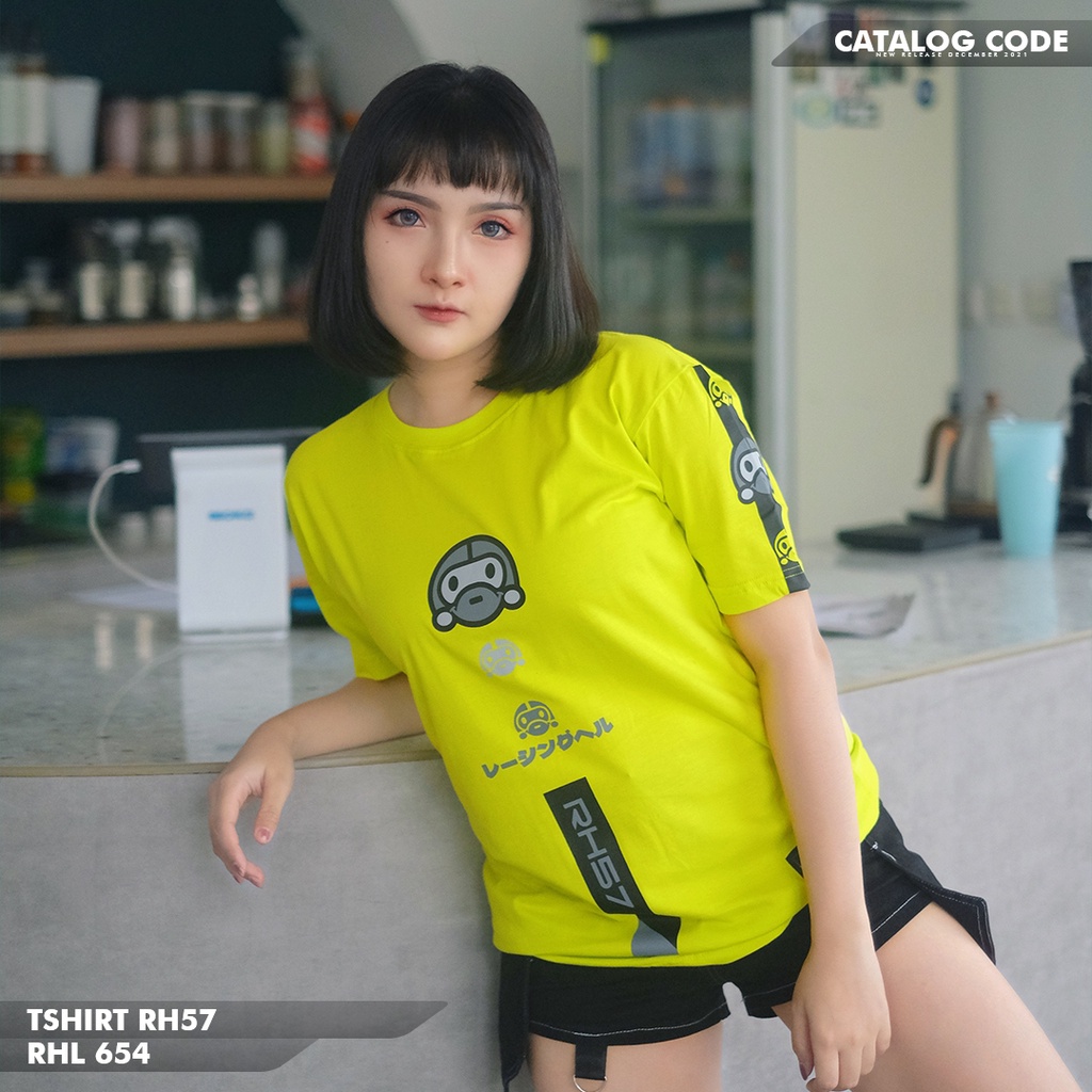 [PROMO RHL 654 BELI 2 ONGKIR 1] TSHIRT RH57 ORIGINAL KAOS RH57 KAOS RACING HELL POLOS MOTIF PRIA WAN