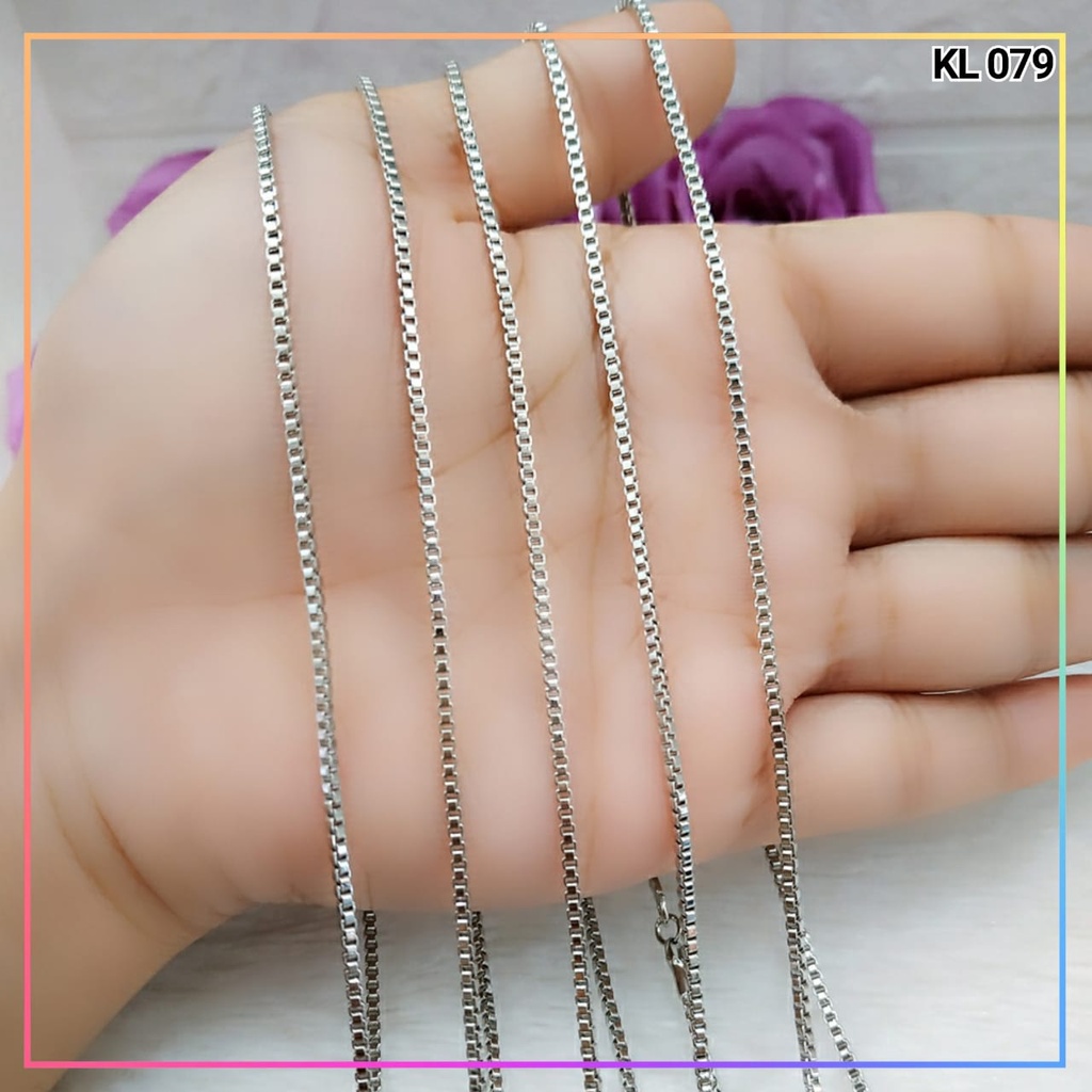 Kalung xuping kalung Dewasa itali silver kalung wanita silver perhiasan lapis emas gold KL 079