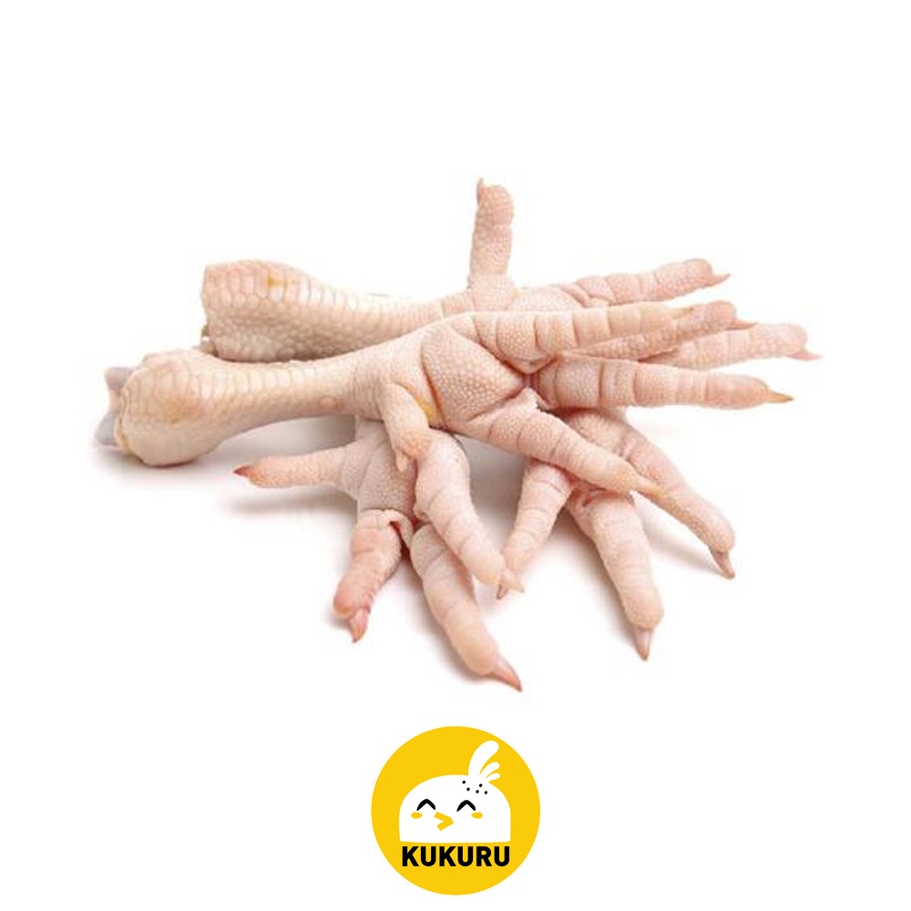 

KAKI CEKER KECIL BERSIH AYAM KAMPUNG / PEJANTAN KUKU / CHICKEN FEET 1 KG (FRESHLY FROZEN)