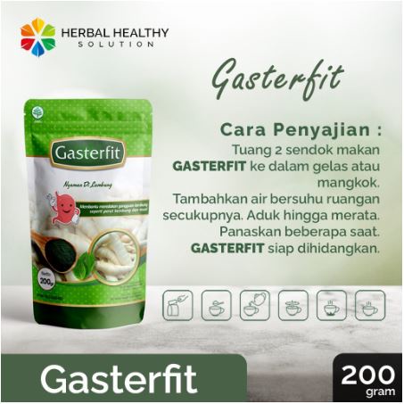 GASTERFIT Makanan Herbal Asam Lambung Pati Garut Asli Ampuh