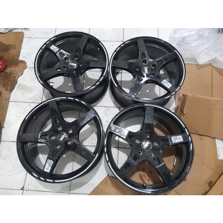 Velg Bekas Murah HSR PENTE R18 Pcd 5X114,3 buat Mobil Hrv, Crv, Innova, Rush, Xpander Ring 18 - Pele