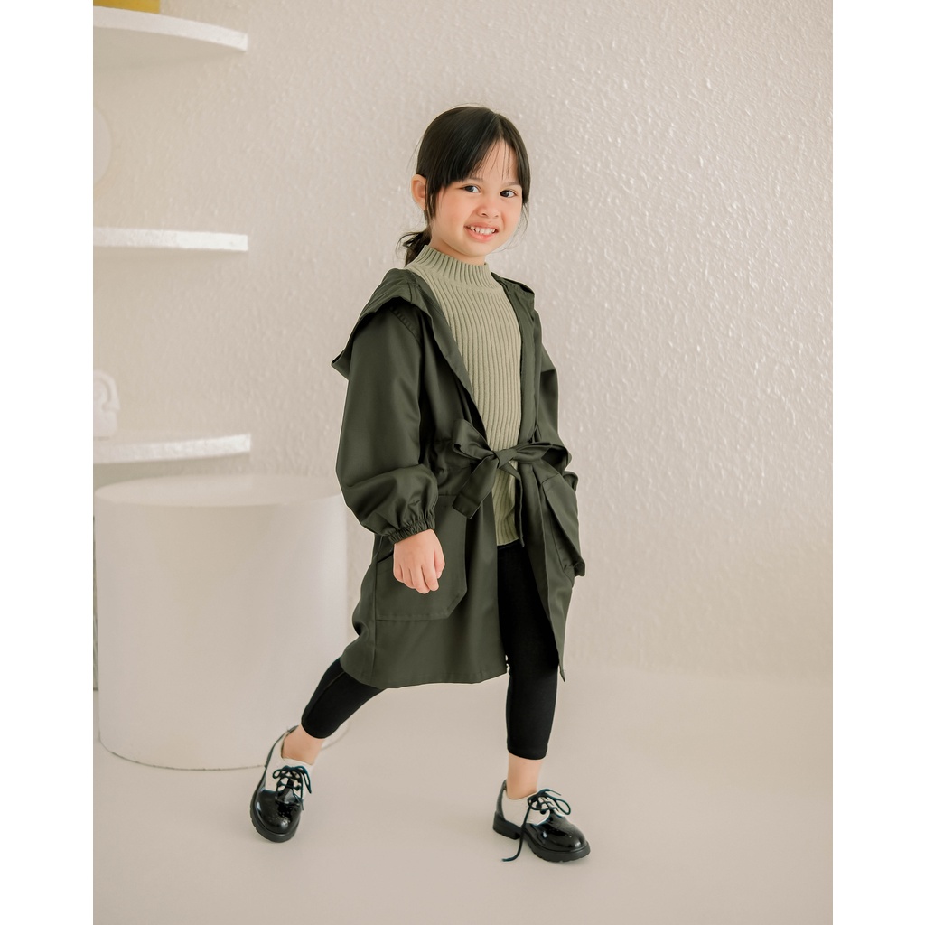 WHIMSY LONG PARKA | Outer Anak | Jaket Parka Anak | Outer Anak Unisex | Cardigan Katun Premium