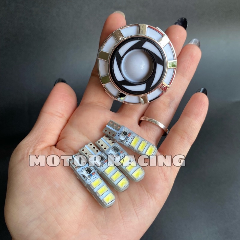 Lampu Stop Running Projie Plus Sen Jelly Kedip 4pcs Sepaket Lampu Variasi Motor