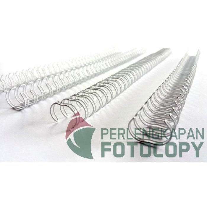 

Spiral Kawat/ Ring kawat, Wire 3:1 F4 - 7/16 Hitam & Putih TERMURAH