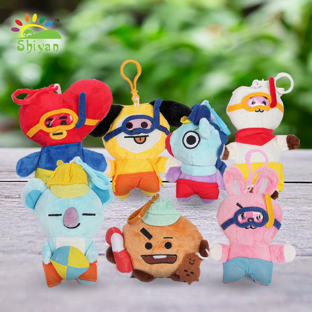 [Shiyan] gantungan kunci bonekamini doll keychain summer theme ukuran kecil PENGIRIMAN VARIAN RANDOM