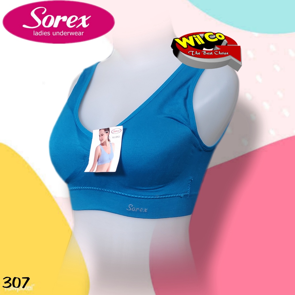 K307 - BRA/BH SPORT SOREX BUSA (bisa dilepas) STRETCH TANPA KAWAT FREE SIZE