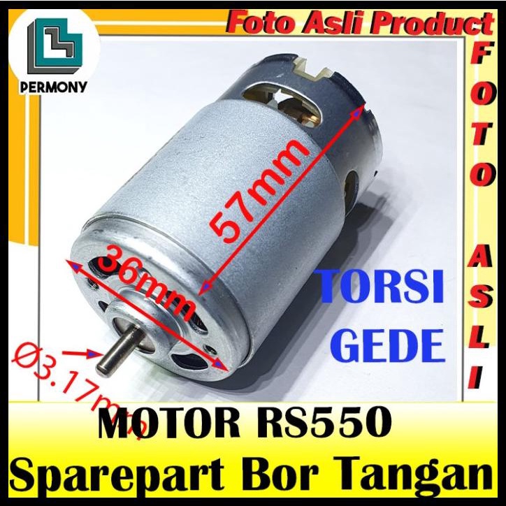 Dinamo Rs-550 Motor Rs550 Rs 550 Dynamo Bor Tangan Cordless