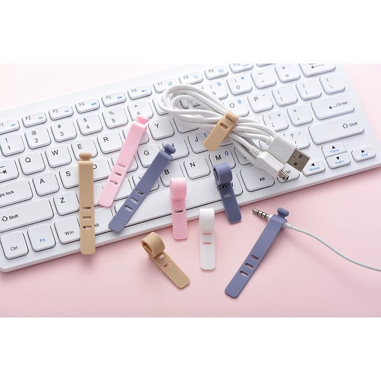 ACCFASHIONMURAH PENGIKAT KABEL PENGGULUNG CABLE BINDER KLIP CABLE CORD HOLDER HIGH QUALITY