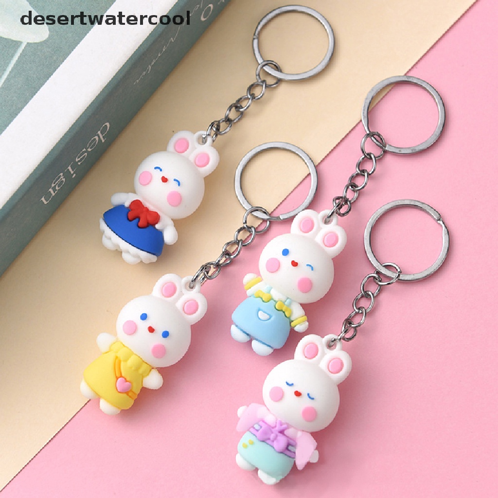 Deid 1Pc 2023tahun Baru Kelinci Gantungan Kunci Kartun Seragam Sekolah Kelinci Gantungan Kunci Mobil Gantungan Kunci Cincin Siswa Tas Liontin Martijn