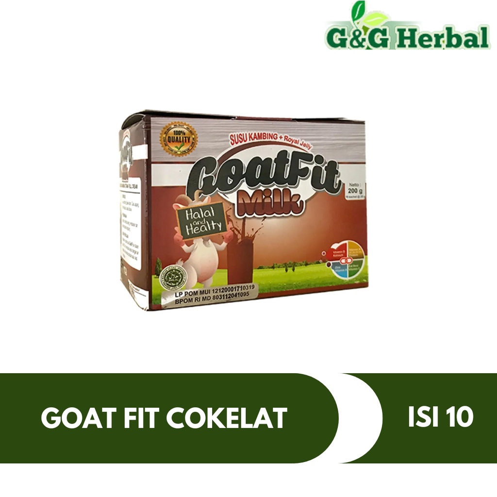 

Susu Kambing Etawa GOATFIT Coklat Isi 10 Sachet